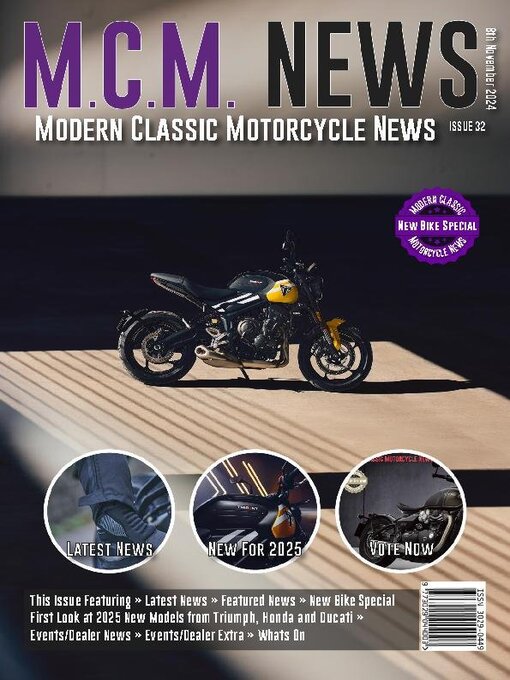 Title details for Modern Classic Motorcycle News by Modern Classic Motorcycle News - Available